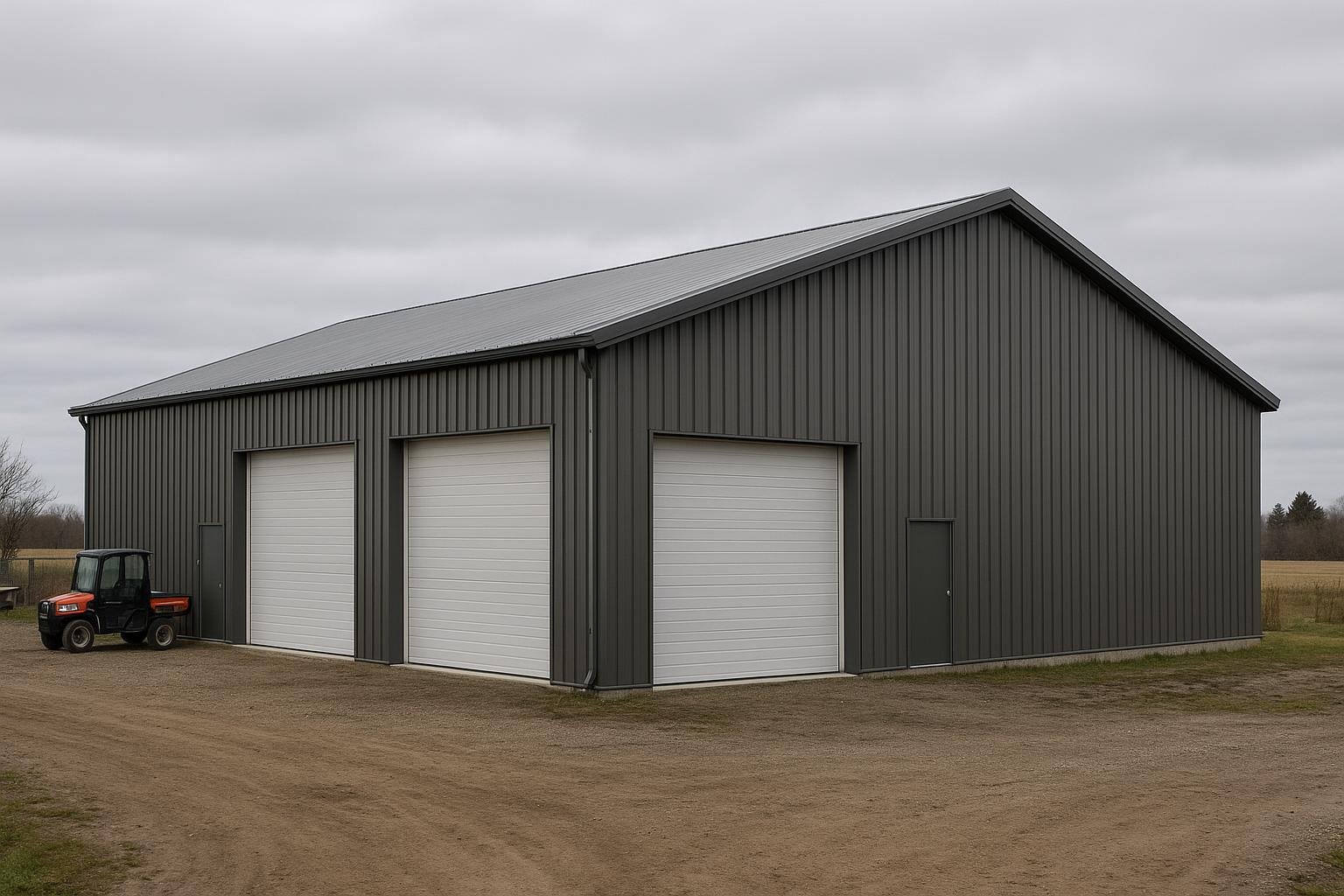 Side-by-side comparison of PEMB and conventional structural steel building frames